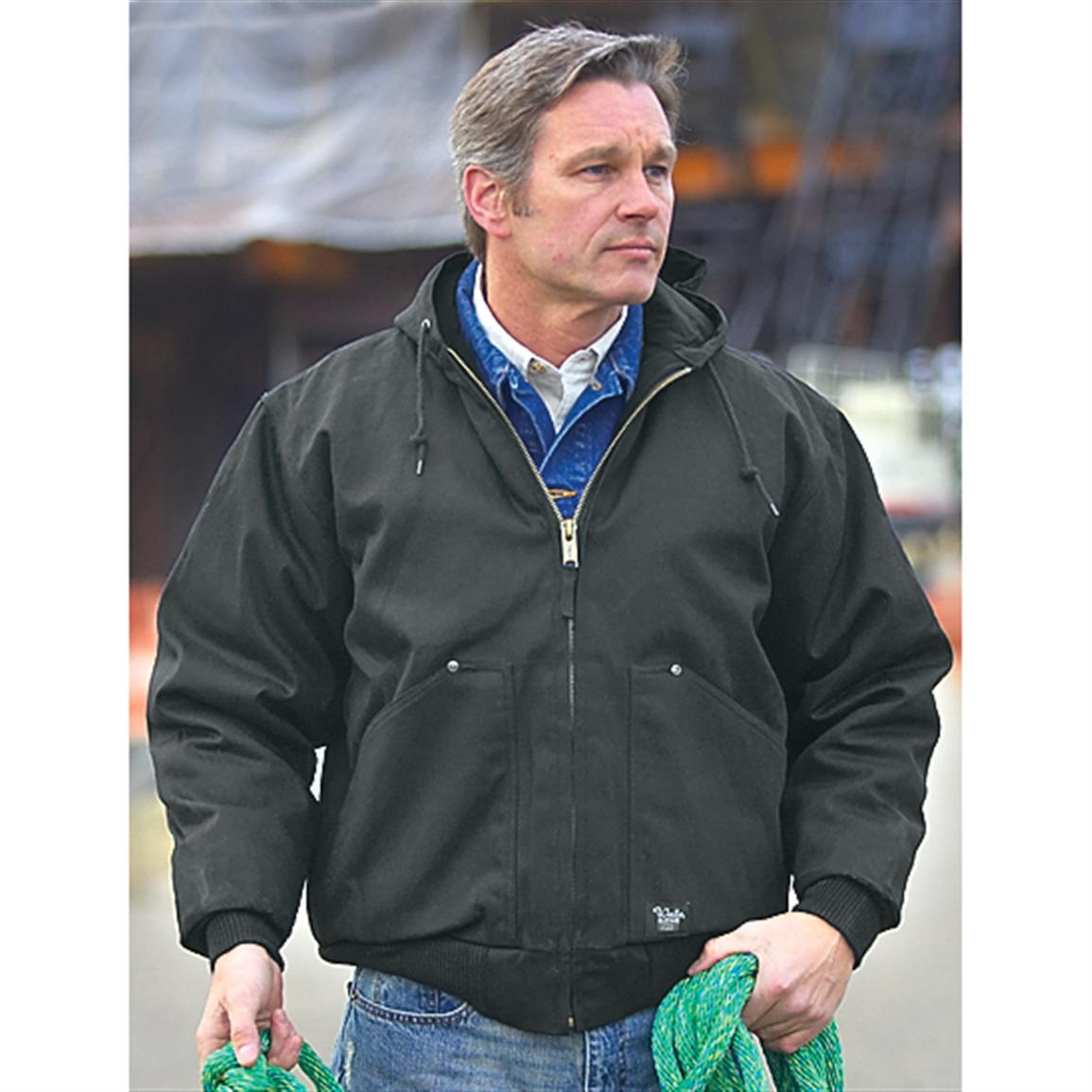 Walls® Work Wear Tall Hooded Jacket, Black 177341, Insulated Jackets