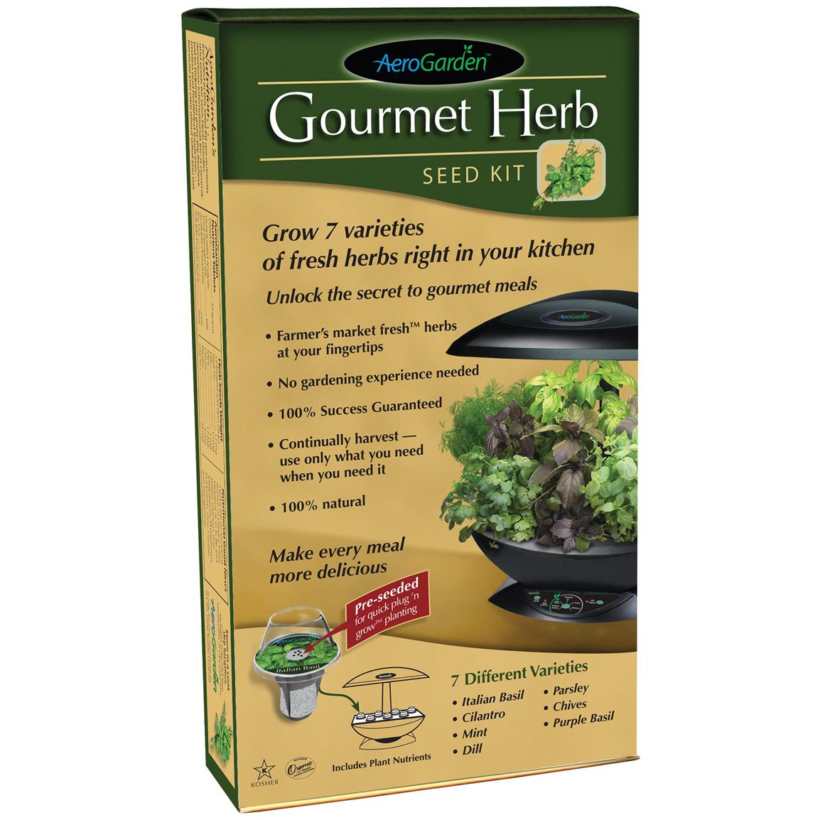 Aerogrow® Gourmet Herb 7 - Pod Seed Kit - 177400, Accessories At 