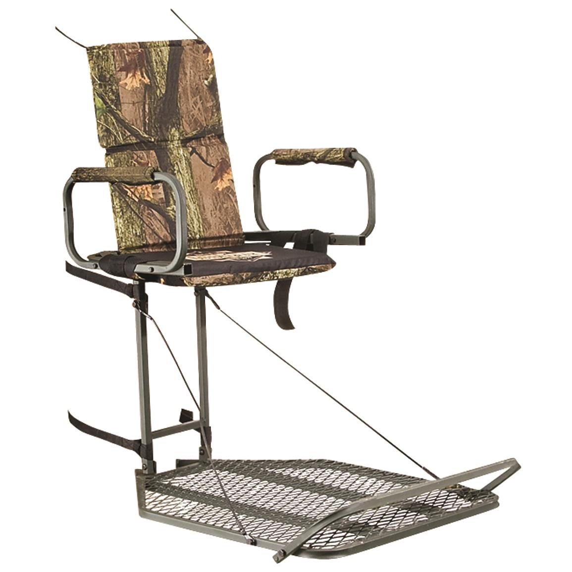 Guide Gear Deluxe Hang On Tree Stand 177427 Hang On Tree Stands At Sportsman S Guide