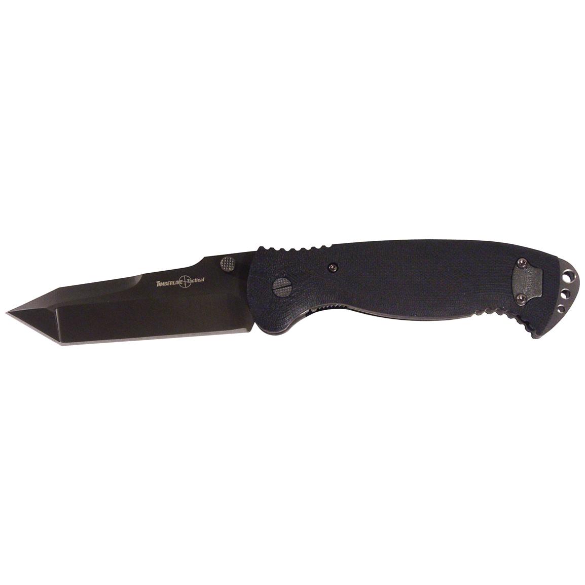 Timberline™ 18 Delta Knife, Full Serration Bull Nose 177542, Knives at Sportsman's Guide