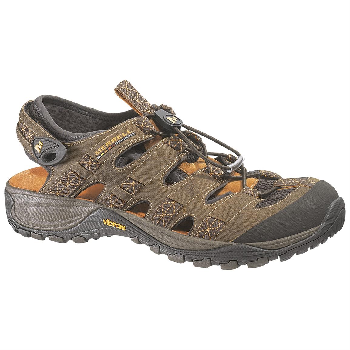 Men's Merrell® Saugutuck Trail Sandals - 177691, Sandals & Flip Flops ...