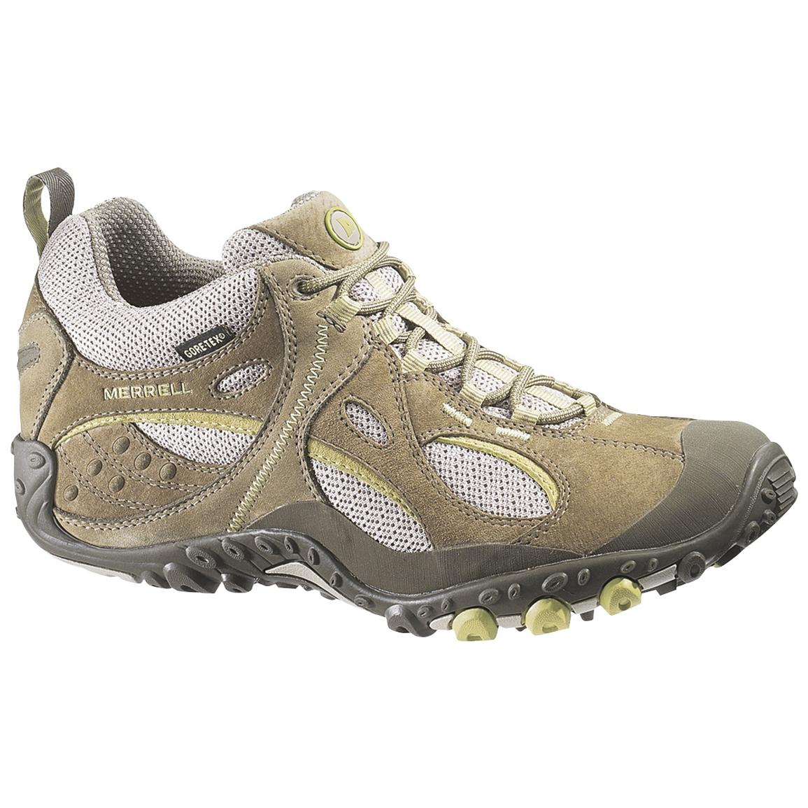 merrell ladies walking boots gore tex