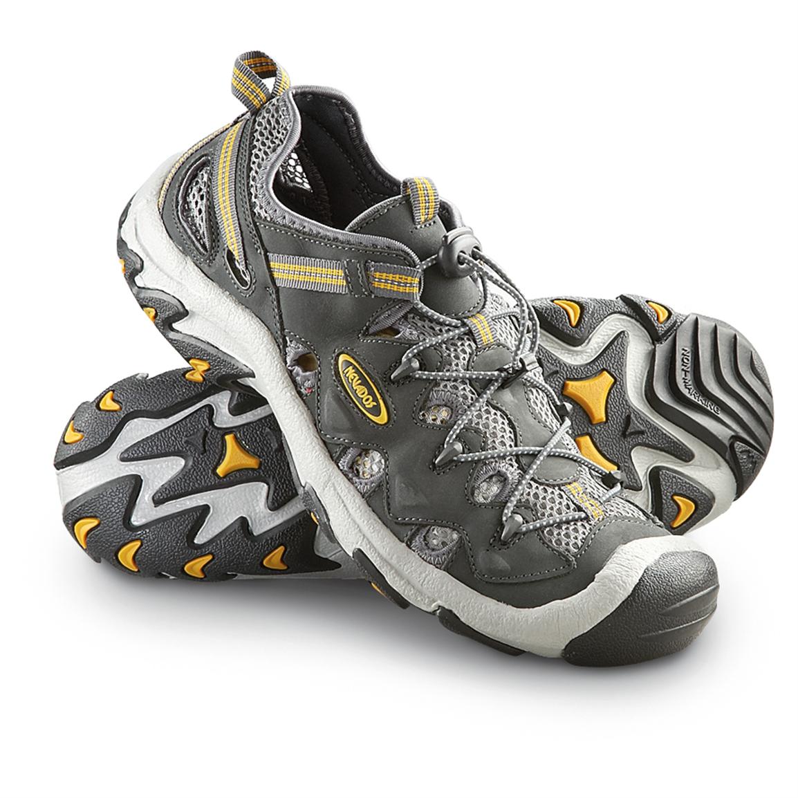 Men's Nevados® Yahara Trail Sandals, Gray / Yellow - 177863, Sandals