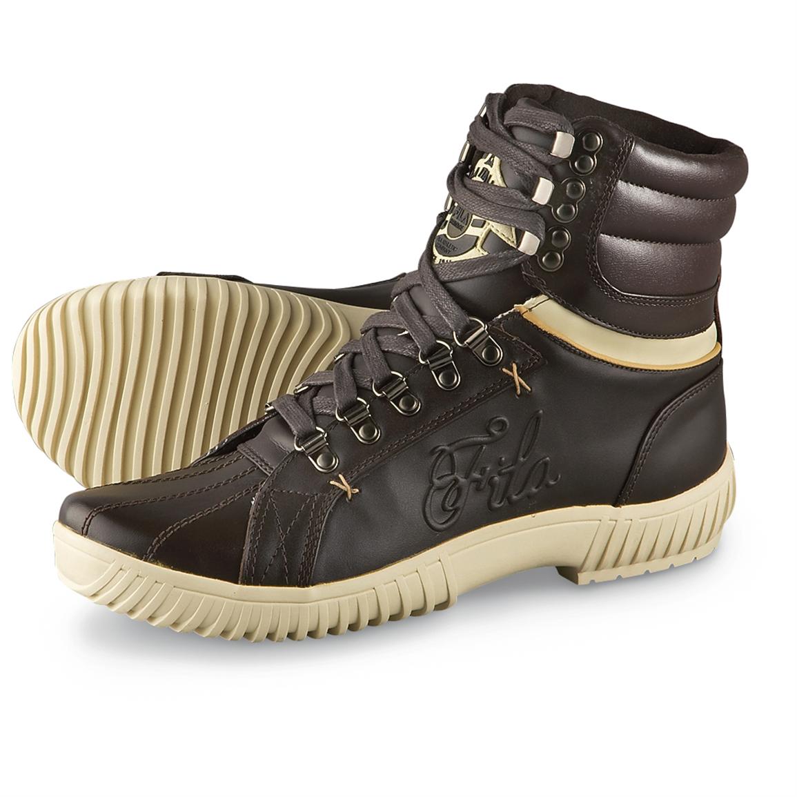 Men&#39;s Fila® Trentino Shoes, Brown - 177882, Casual Shoes at Sportsman&#39;s Guide