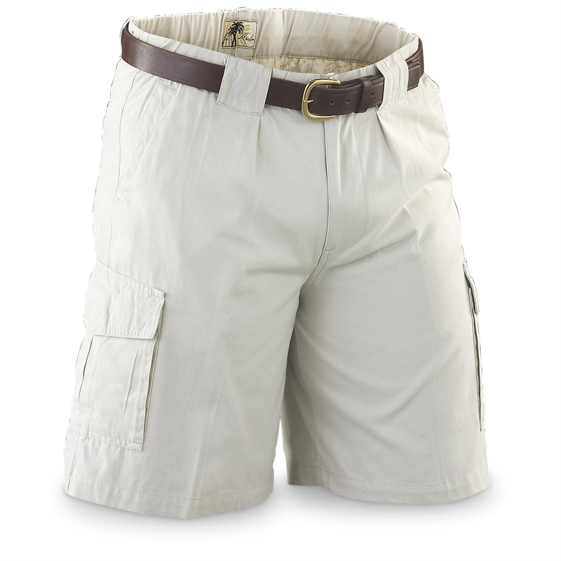 mens canvas cargo shorts