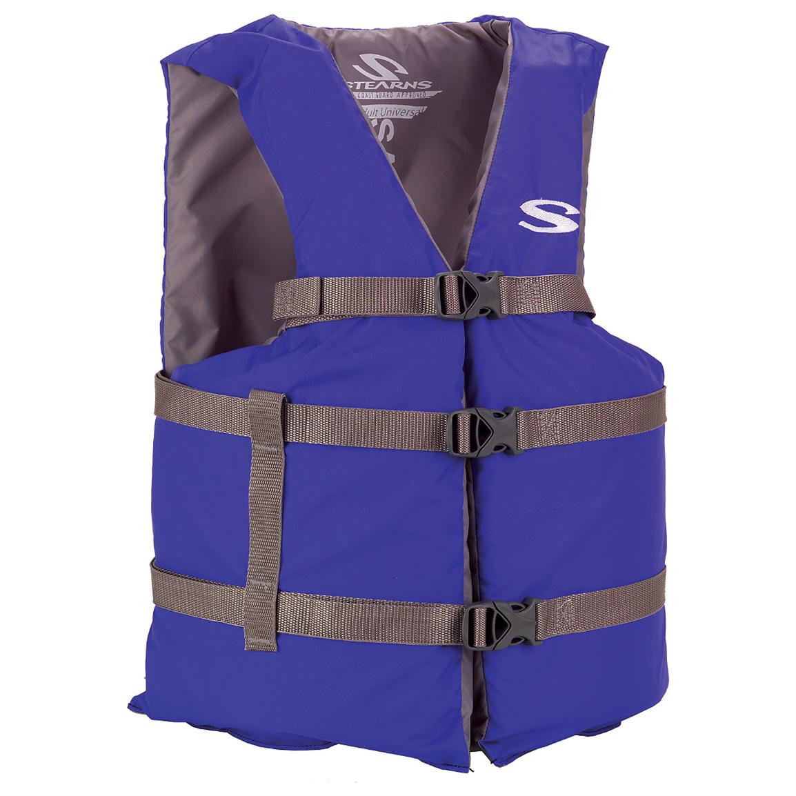 Stearns Adult Classic Series Life Jacket - 178376, Universal Life Vests