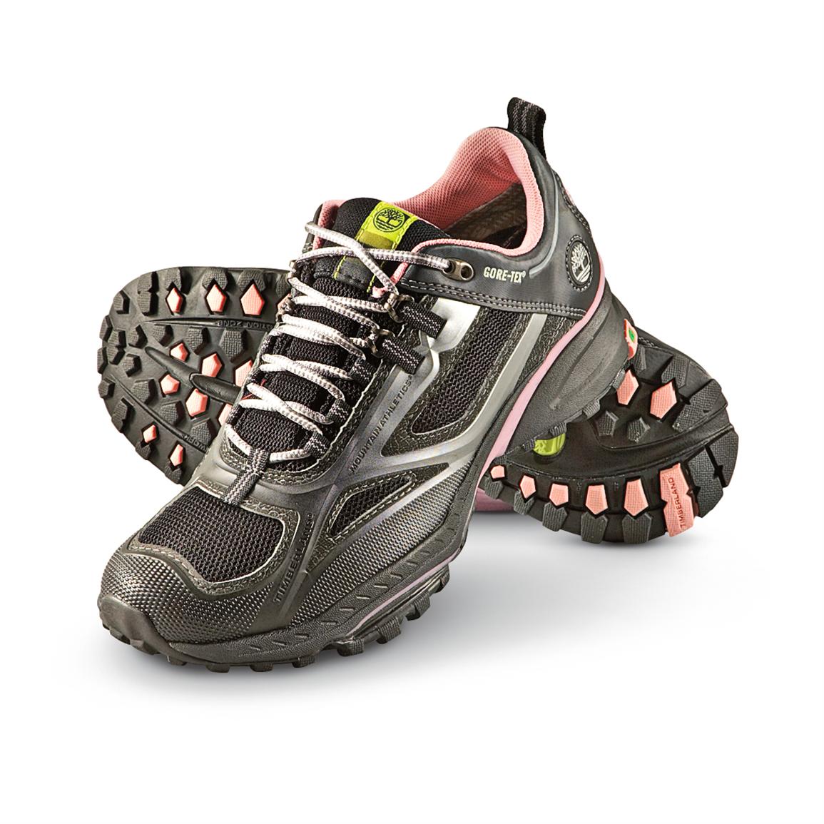Women&#39;s Timberland® Mountain Athletics®, Black / Pink - 178612, Hiking Boots & Shoes at ...