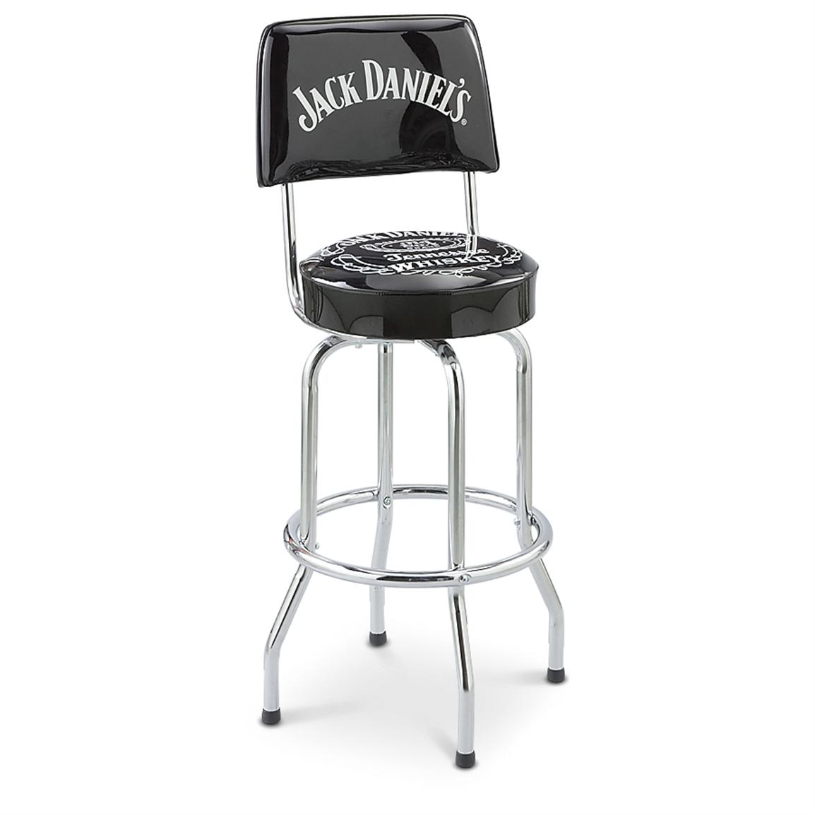 john deere bar stool with backrest