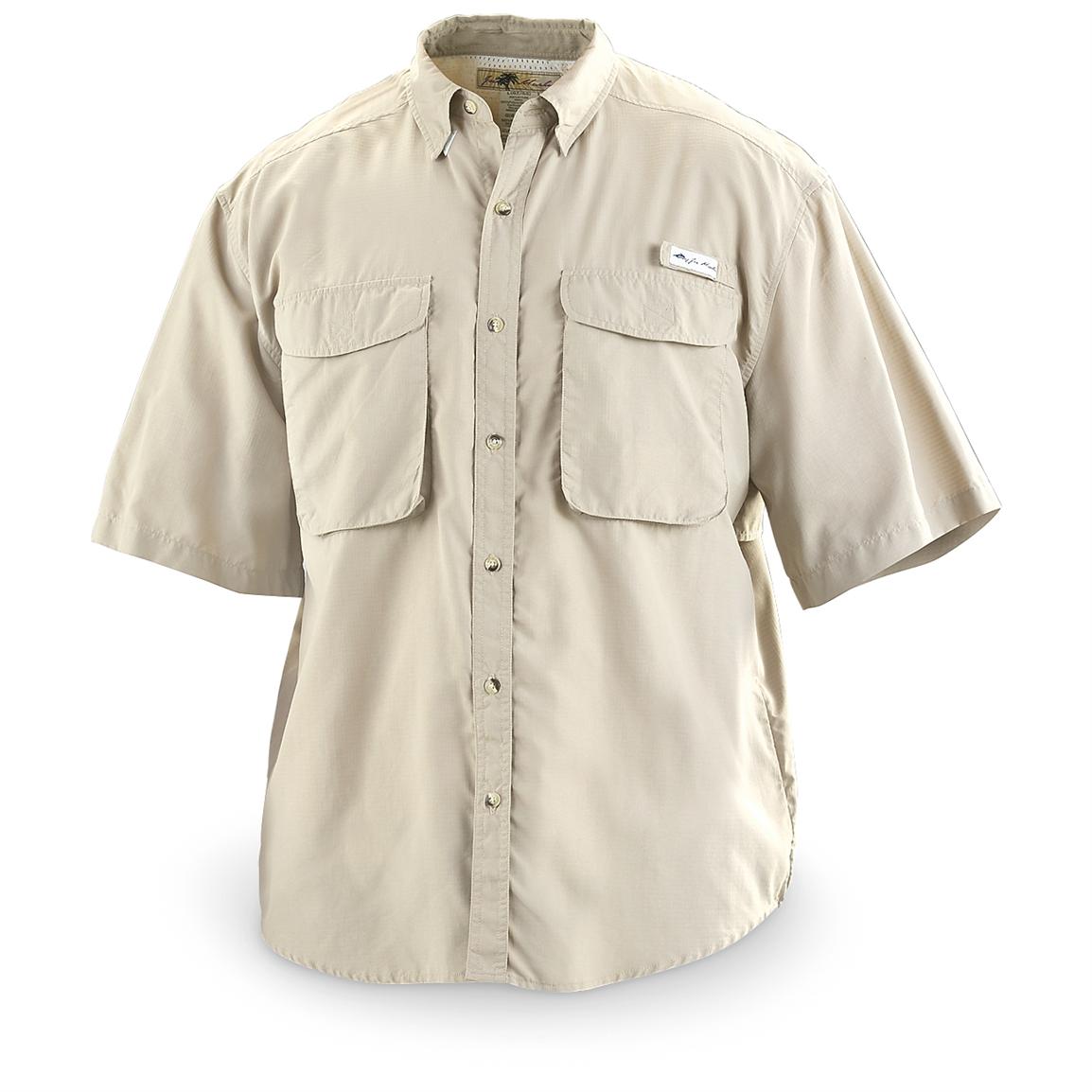 Joe Marlin® Short - sleeved Outdoor Shirt - 179577, Shirts at Sportsman ...