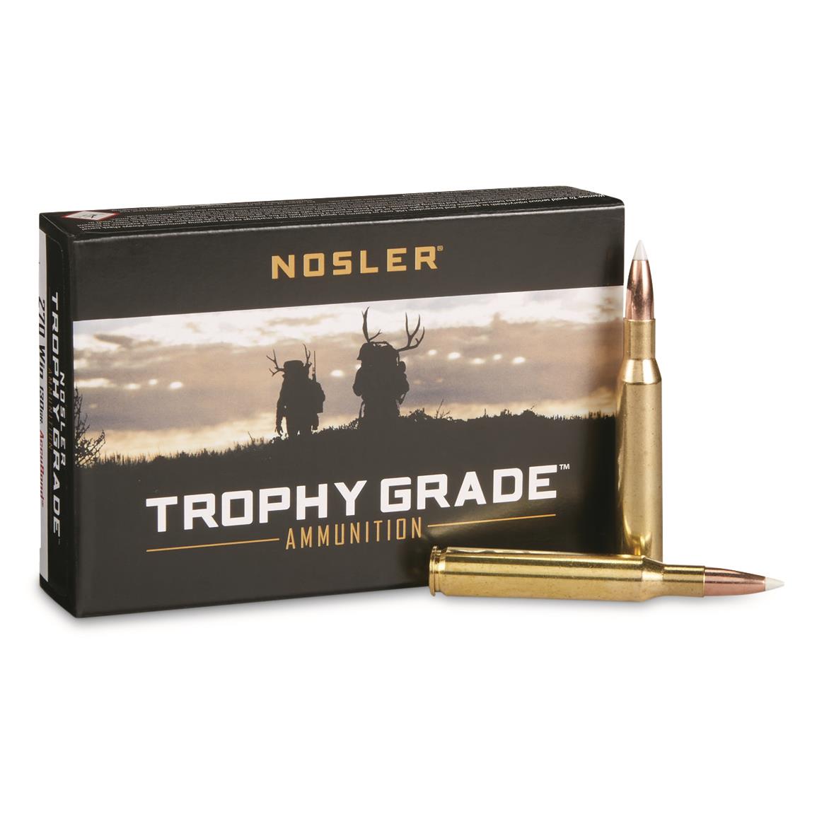 Nosler Trophy Grade, .270 Winchester, AccuBond, 130 Grain, 20 Rounds