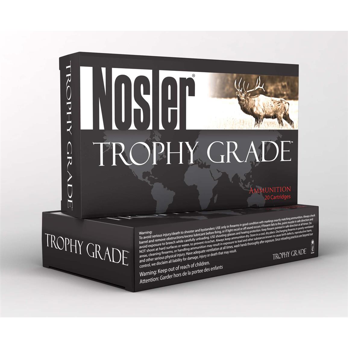 Nosler® Trophy Grade .300 H&H® Mag 180 Grain AB 20 rounds
