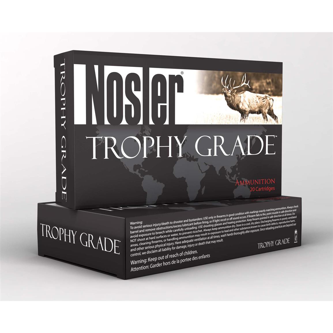 Nosler Trophy Grade, .325 WSM, AccuBond, 200 Grain, 20 Rounds