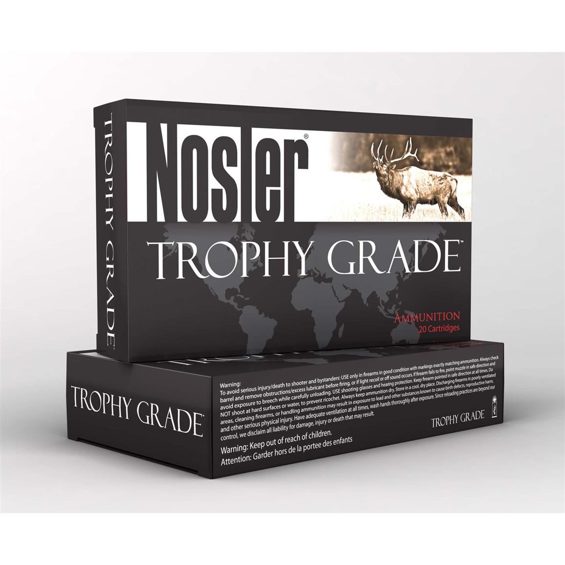 Nosler® Trophy Grade .375 H&H® Mag 260 Grain PT 20 rounds