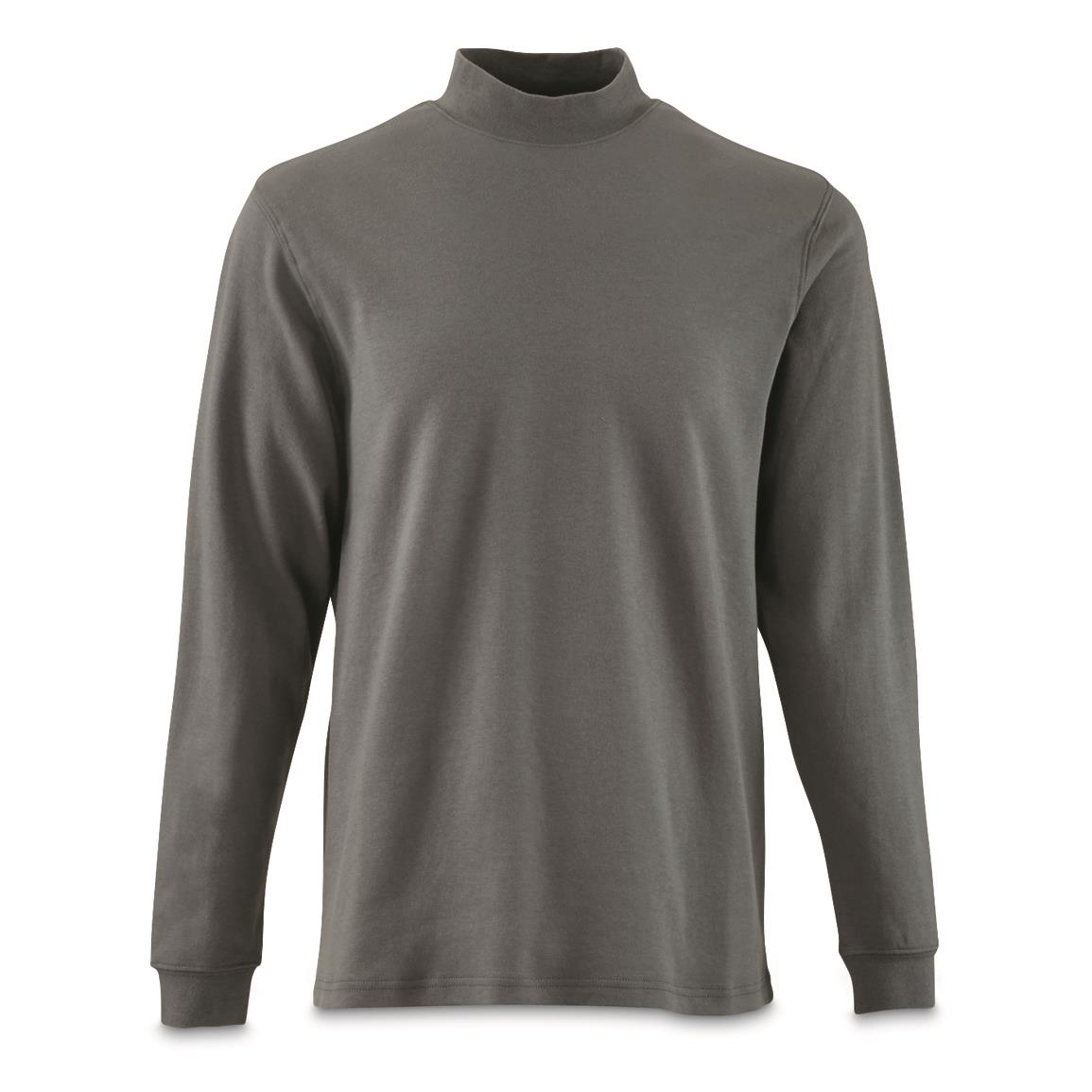 Download Guide Gear Men's Mock Turtleneck Long-Sleeve Shirt ...