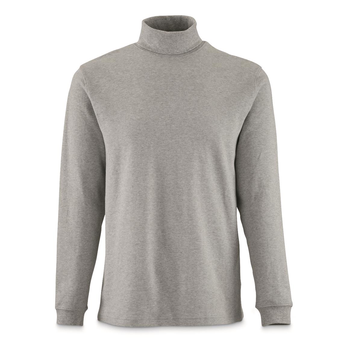 Guide Gear Men's Turtleneck Long-Sleeve Shirt - 180051, Shirts at ...