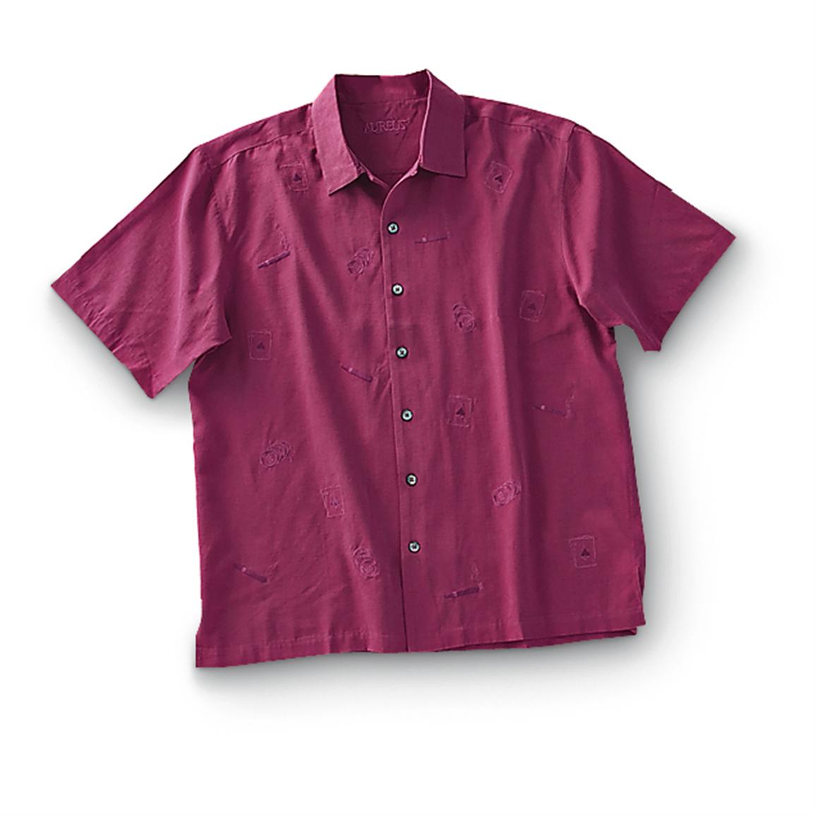 camp shirt silk