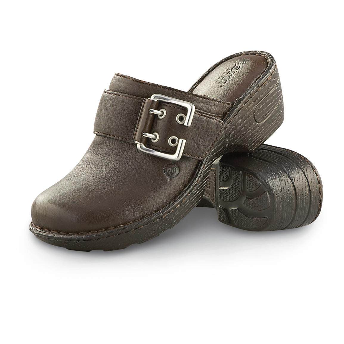 39 Casual Brown clog shoes for Girls