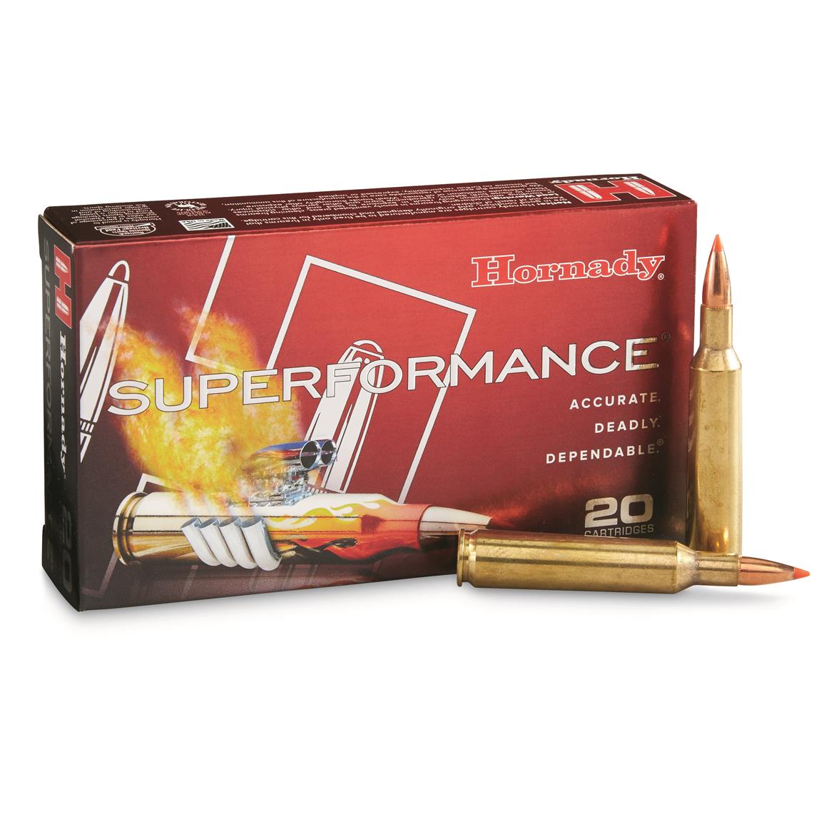 Hornady Superformance, 6mm Remington, SST, 95 Grain, 20 Rounds - 180194 ...