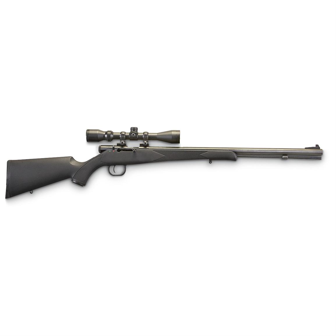 Traditions™ Tracker .50 cal. Black Powder Rifle with 3 9x40 mm Scope