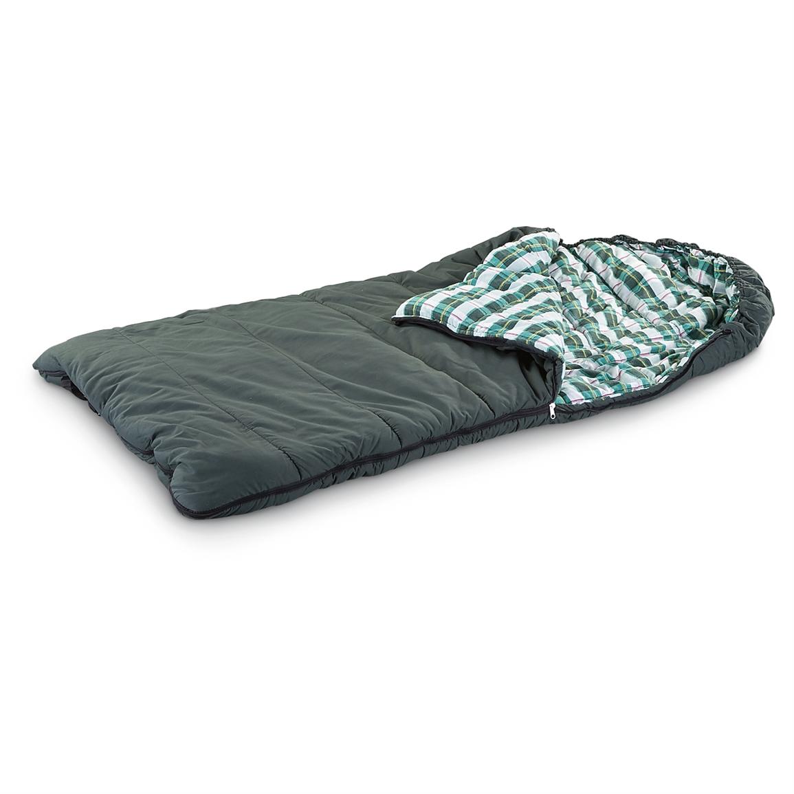 Grizzly Oversized Sleeping Bag - 181237, Rectangle Bags at Sportsman's ...