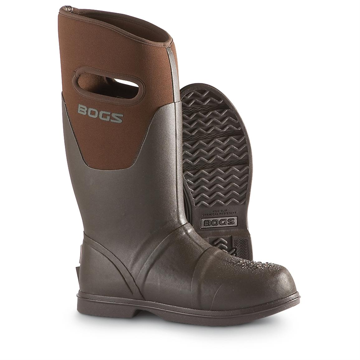 Men&#39;s Bogs® Tradesman Tall MT Boots, Brown - 181310, Rubber & Rain Boots at Sportsman&#39;s Guide