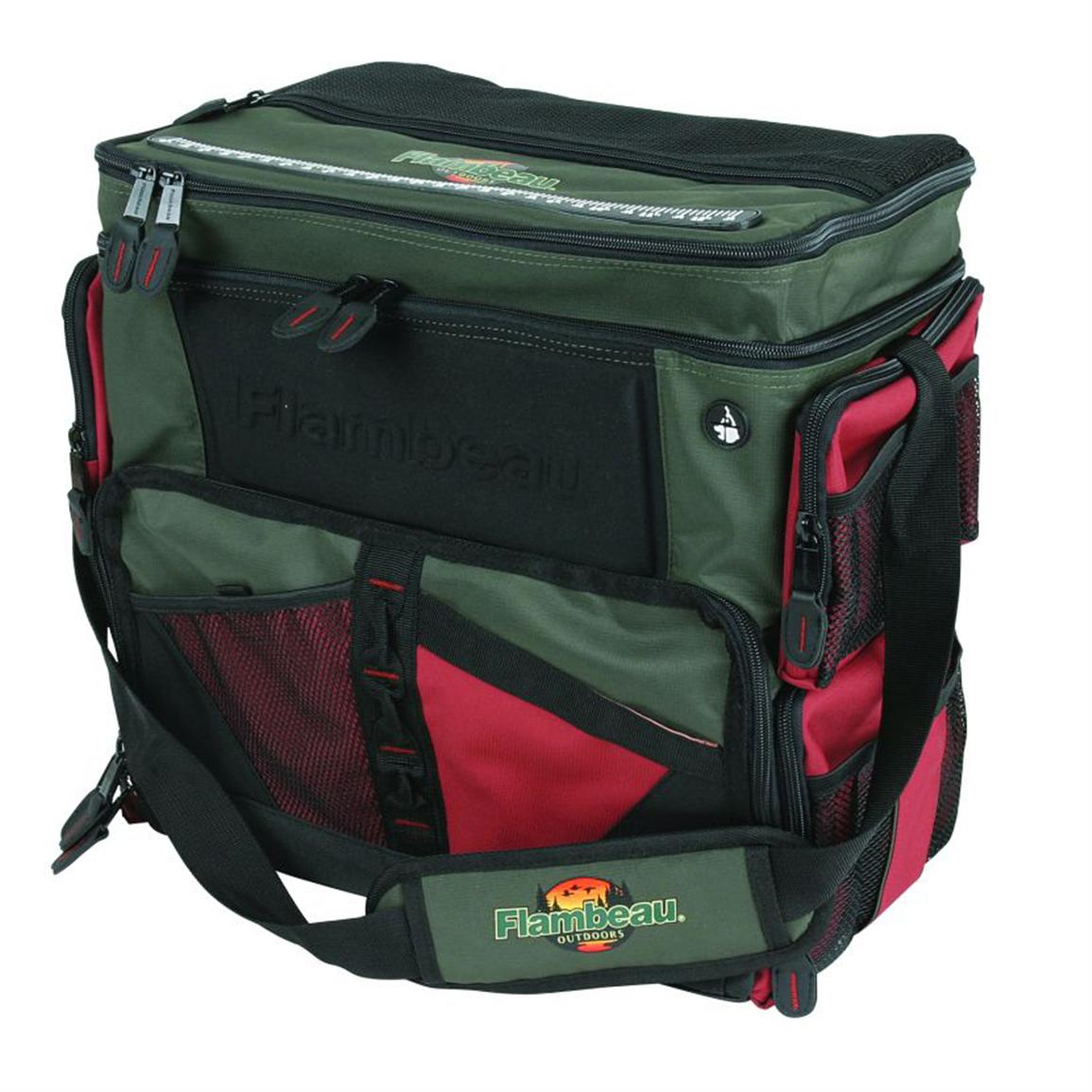 Box Flambeau Tackle Green Double Satchel Tackle Box Small 11