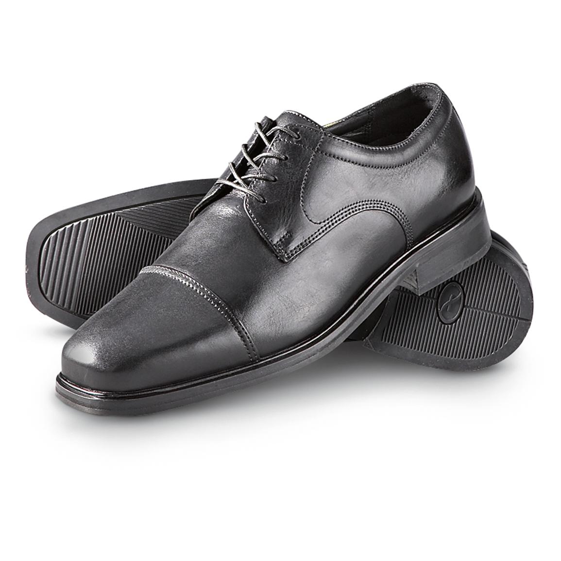 Men's Florsheim® Kensington Cap - toe Dress Shoes, Black - 181548 ...