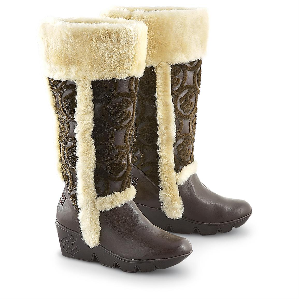 rocawear boots with fur