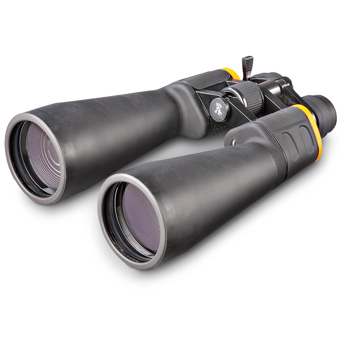 Military Zoom 20-140x70mm Binoculars, Matte Black