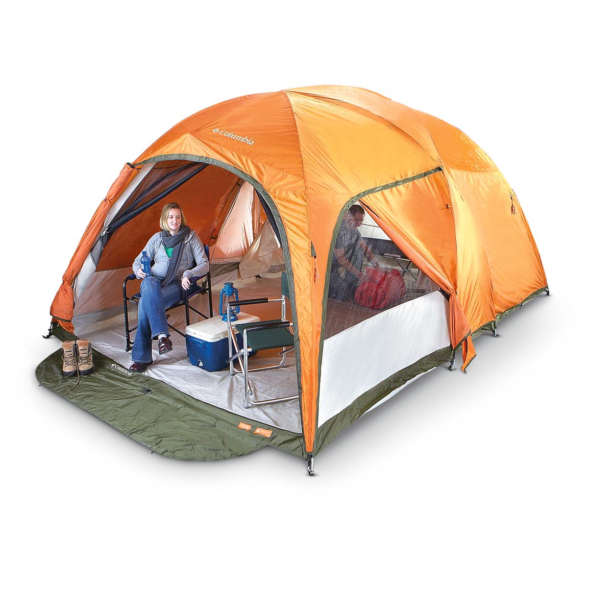 Columbia Conrad Ridge 15x10 Tent Persimmon Gator