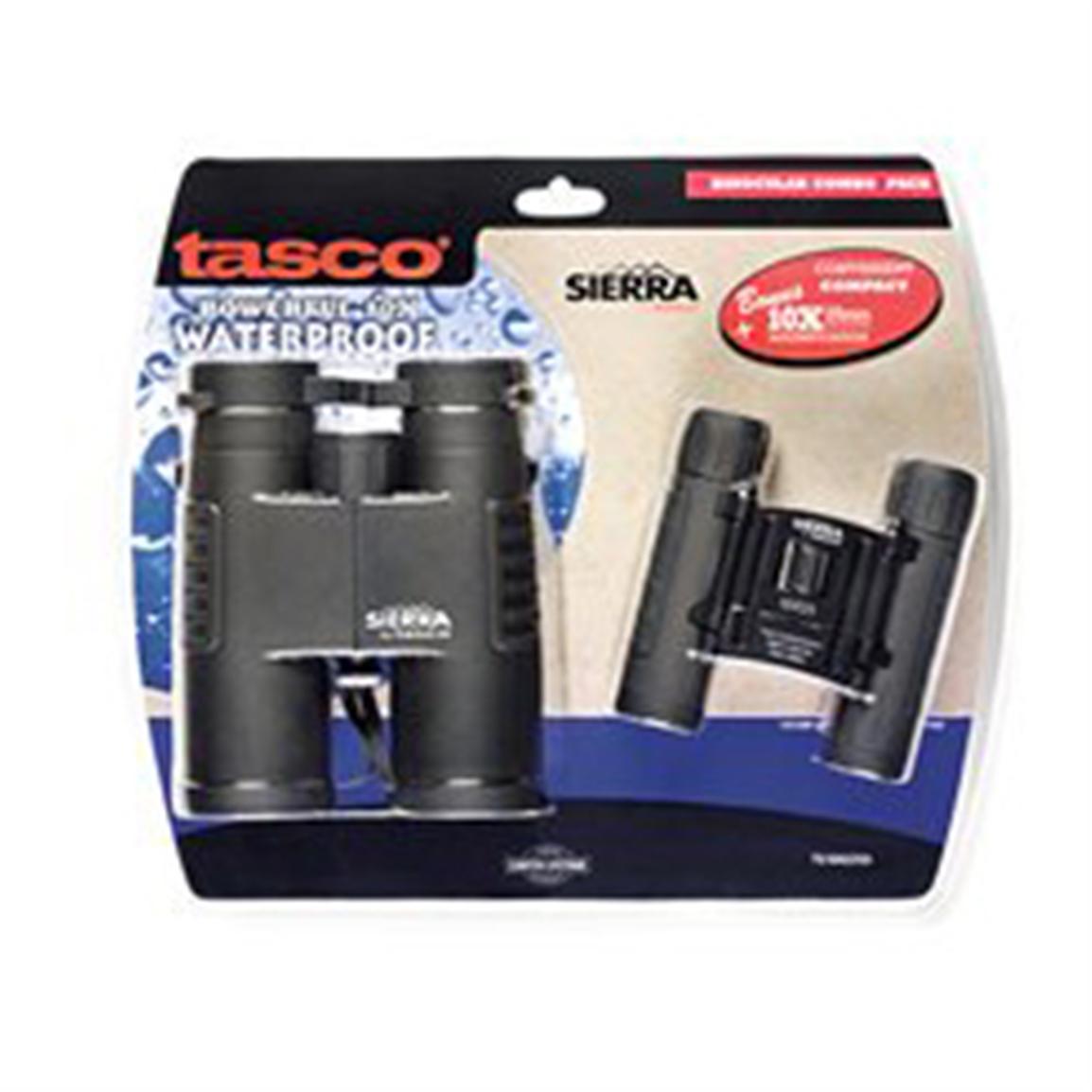 Tasco® Sierra 10x42 mm and 10x25 mm Binocular Combo Pack