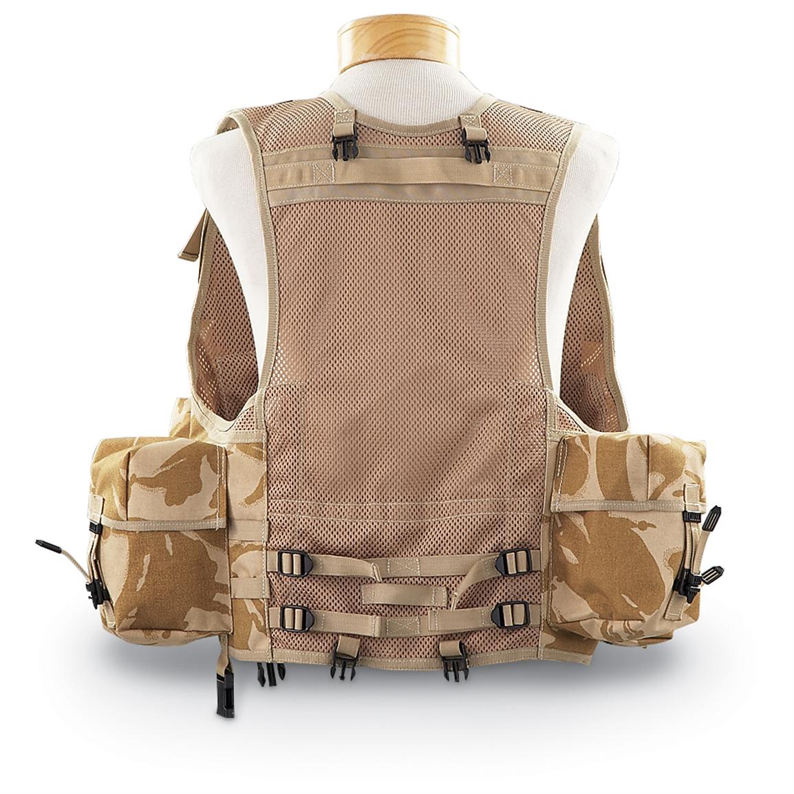 Used British Military Combat Vest, Desert Camo - 182151, Tactical Vests ...
