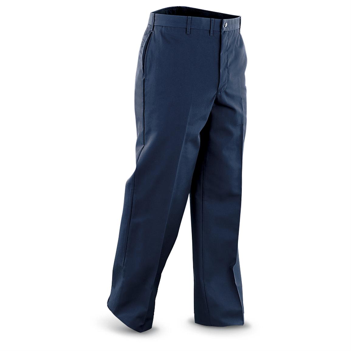 navy men's trousers