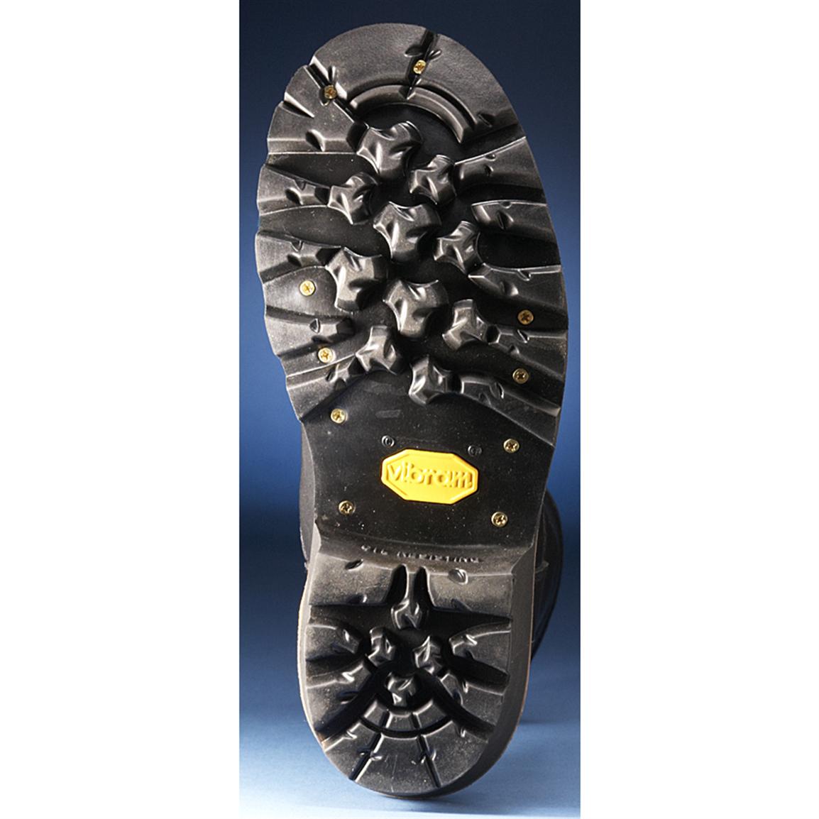 vibram cowboy boots black
