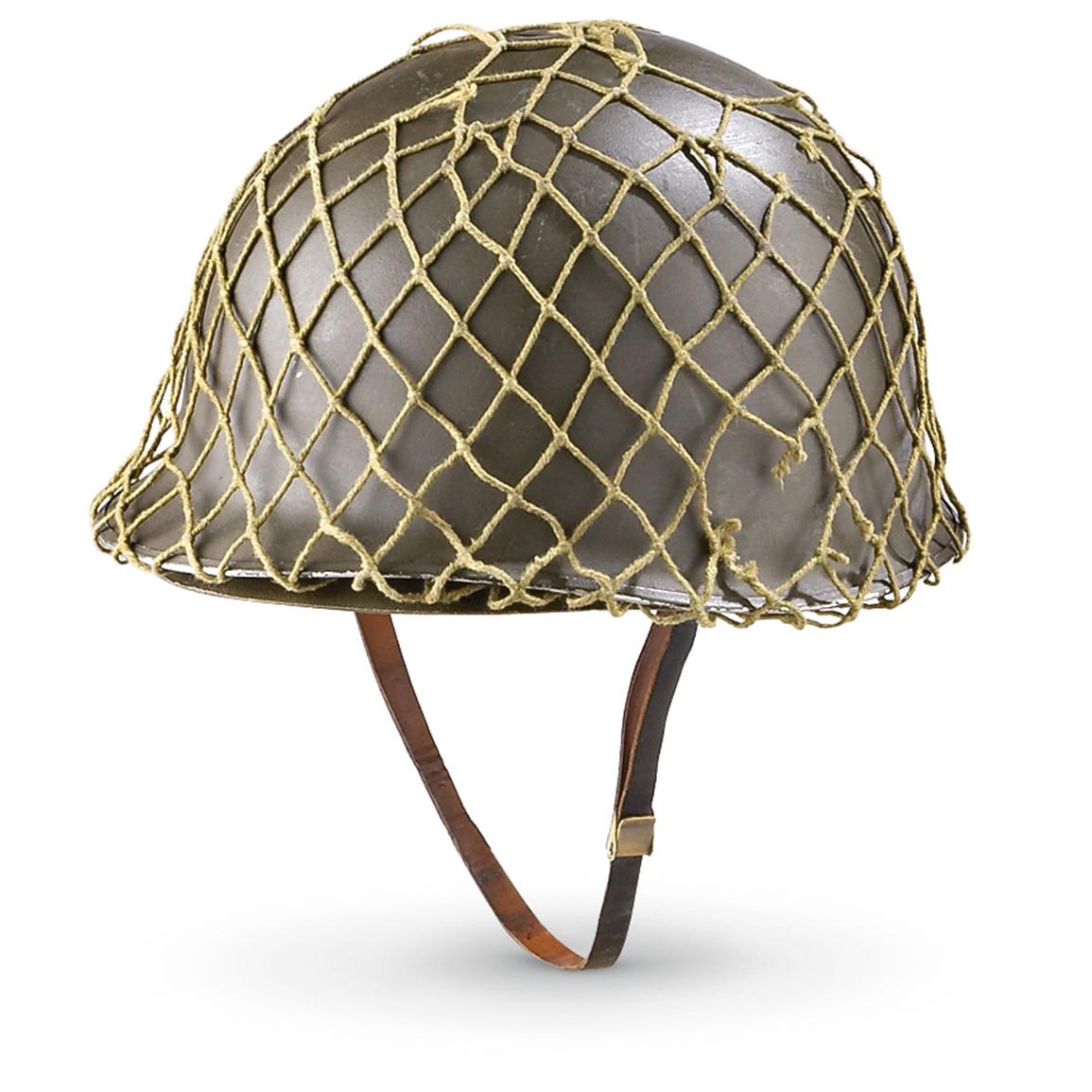 Used Austrian Military Helmet, Olive Drab - 182496, Helmets