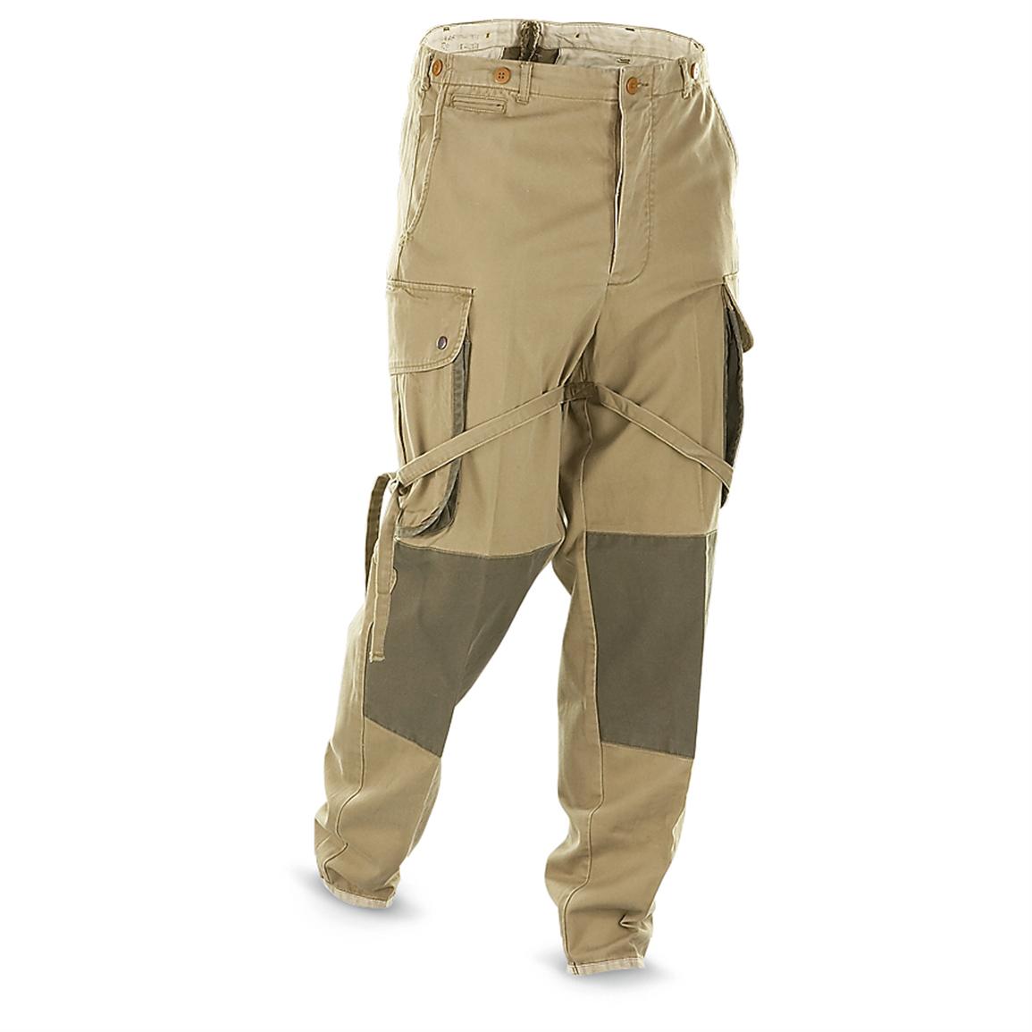 Reproduction WWII U.S. Paratrooper Pants, Khaki - 182897, Field Gear at ...