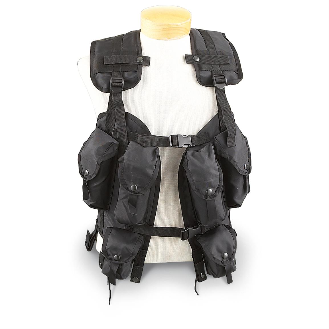 Tru - Spec® Load - bearing Vest, Black - 182916, Tactical Gear at ...