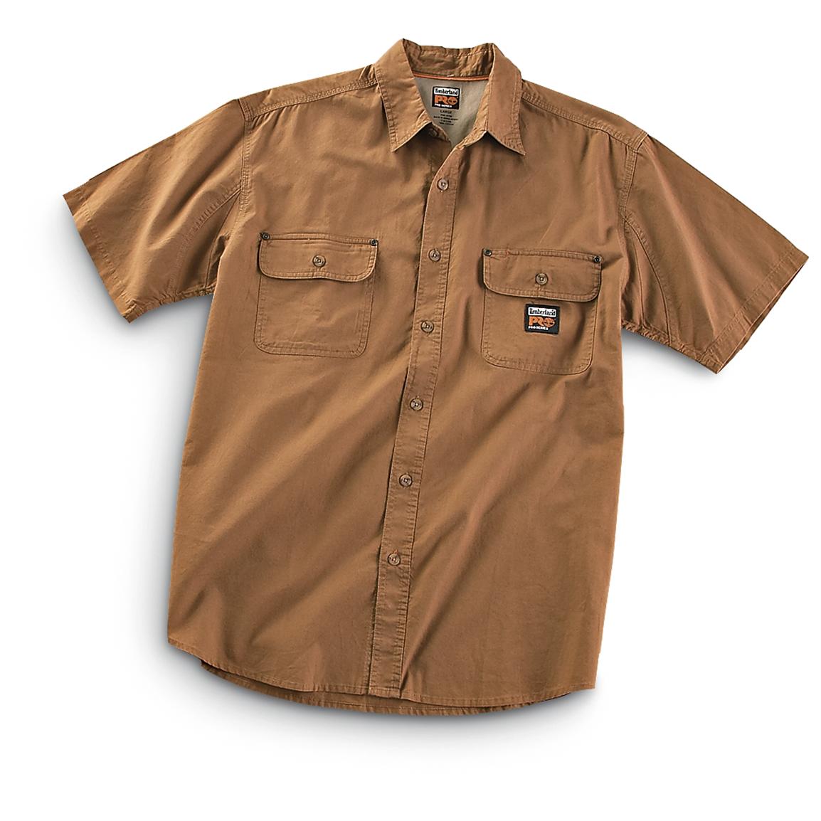 Timberland PRO® Short - sleeved Work Shirt - 182965, Shirts at ...