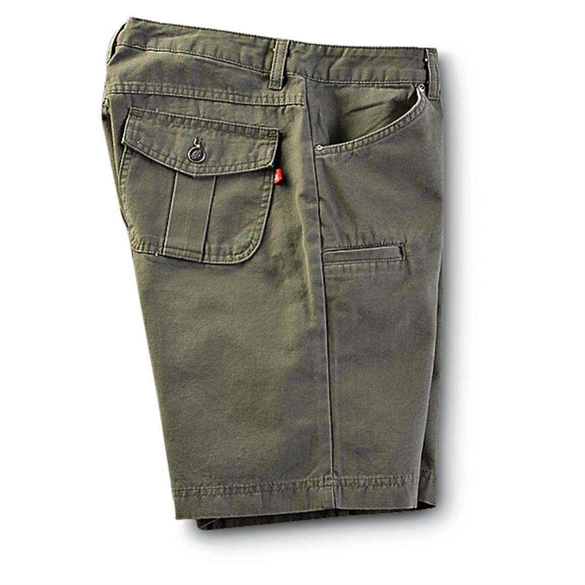 Women's Dickies® Canvas Shorts, Moss - 182994, Shorts at Sportsman's Guide