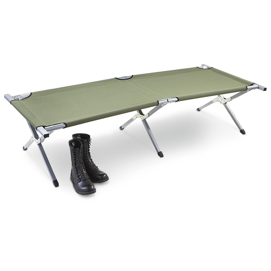 Mil Spec™ Militarystyle Plus G.I style Cot 183053, Military