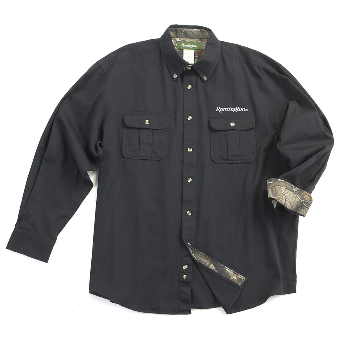 Remington® Long Sleeve Twill Shirt - 183525, Shirts at Sportsman's Guide