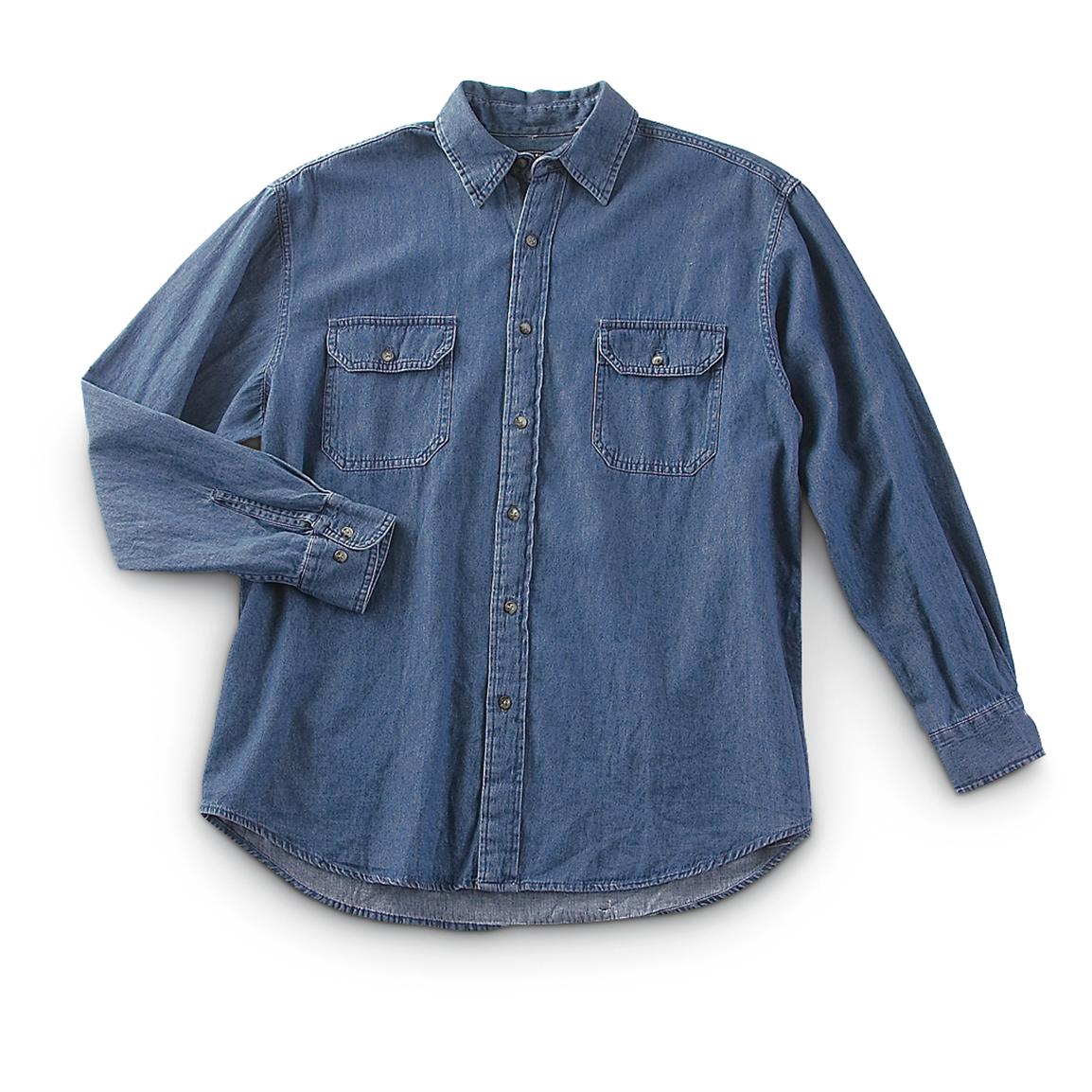 womens wrangler denim shirt