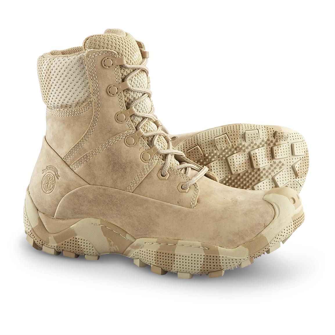 Men's Timberland® Desert Force Mid Boots, Desert Tan - 183689, Combat ...