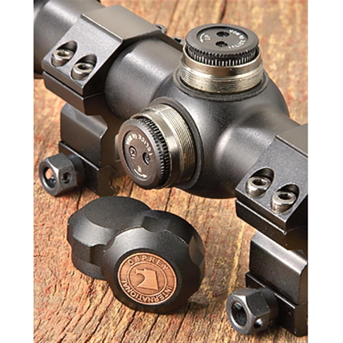 Osprey® 3 9x44 mm Rifle Scope, Matte Black 183842, Rifle Scopes and