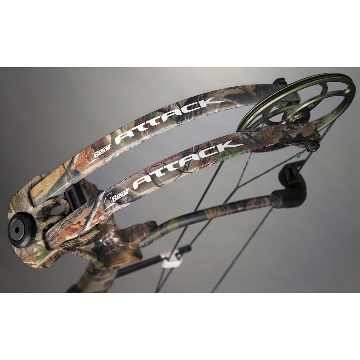 Bear Archery Attack Camo Compound Bow, Left 183847, Bows at Sportsman