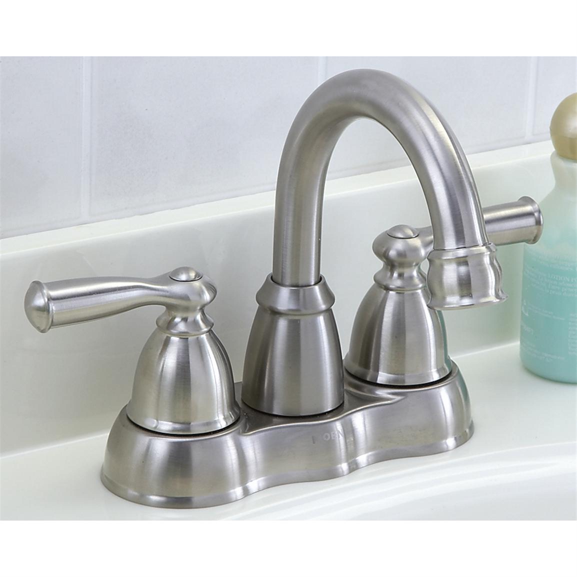 Moen® Banbury Bathroom Faucet, Brushed Nickel 184001