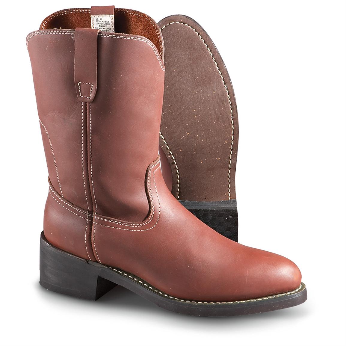 Boot® Ranch Wellingtons, Teak 184329, Western & Cowboy Boots