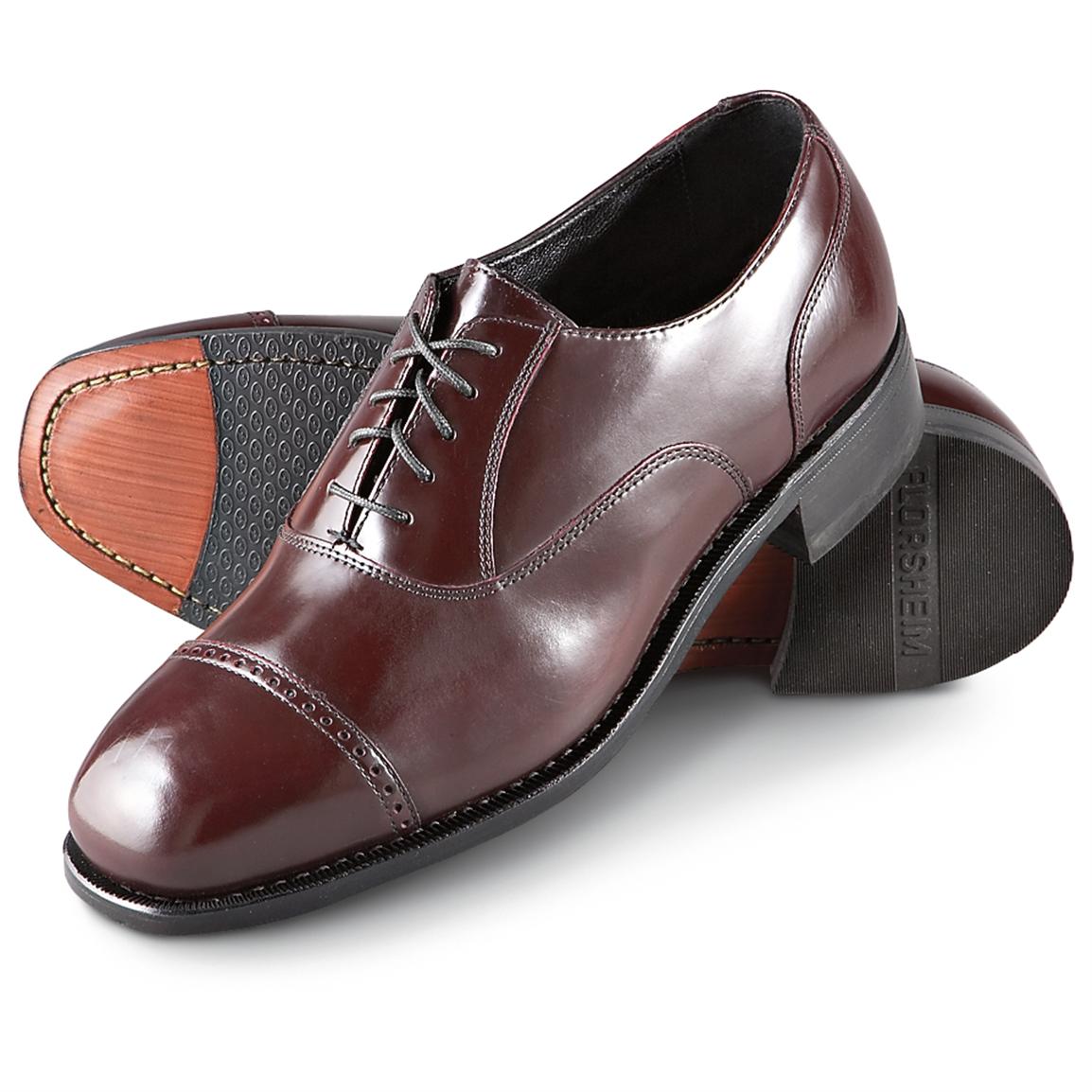 burgundy dress shoes