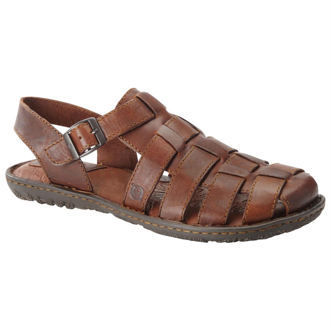 Men's Born® Lagos, Caramel - 184463, Sandals at Sportsman's Guide