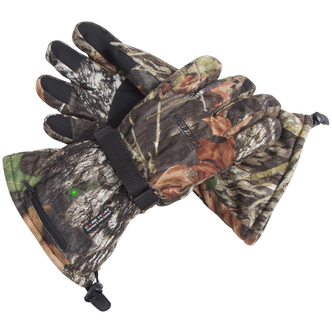 camouflage heated gloves